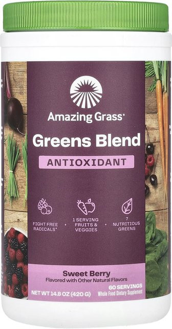 Amazing Grass Grünes Superfood Süße Beere 420 g - Bild 1