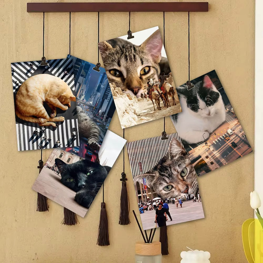 City Giant Cat Postkarten-Set mit berühmten Wahrzeichen, 32 Stück, Multicolor - Bild 5