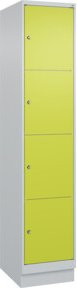 C+P Schließfachschrank Classic PLUS mit Sockel und 1 Abteil in Viridingrün, H x B x T: 195 x 40 x 50 cm - Bild 1