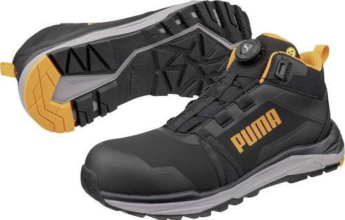 Puma Safety Kanyon Disc Mid S3S ESD Sicherheitsschuh Schwarz/Orange Größe 36 - Bild 1
