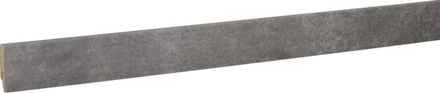 Classen Sockelleiste Fliessestrich in Graphit mit Kabelkanal, Höhe: 58 mm, Tiefe: 19 mm, Länge: 2400 mm - Bild 1