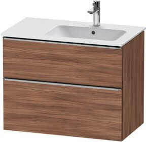 Duravit Waschtischunterschrank D-Neo in Nussbaum Natur, B/T: 81 x 46,2 cm - Bild 1