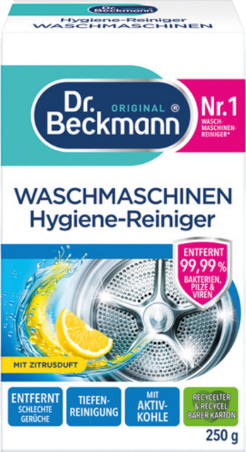 Dr. Beckmann Waschmaschinen Hygiene-Reiniger mit Zitrusduft, 250 g - Bild 1