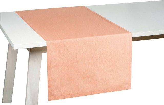 Tischläufer FARO in Orange aus Mischgewebe, Breite: 50 cm, Länge: 150 cm - Bild 1