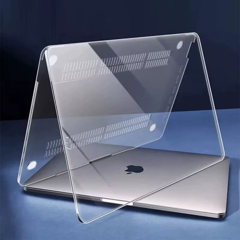 Apple MacBook Air Kristall-Schutzhülle Ultra-Dünn für 13, 14 und 15 Zoll, Weiche Laptop-Schale für M4 Modelle, Transparent oder Schwarz - Bild 2