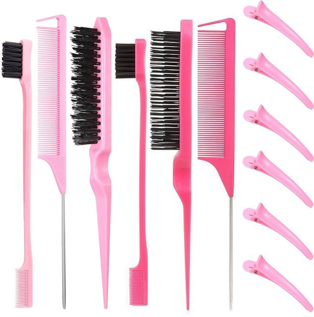 12-teiliges Haarstyling-Set, Kämme und Bürsten, Unisex - Bild 1
