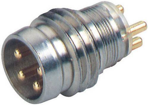 Hirschmann 933 393-001-1 Sensor-Aktor-Einbausteckverbinder M8 Stecker in Silber mit 4 Polen - Bild 1