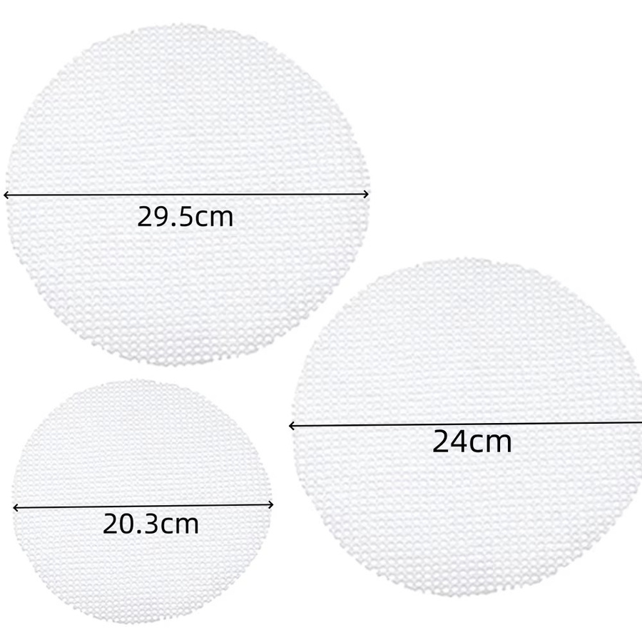 5 Stück YOCITY Silikon Mesh Pads, runde und hitzebeständige Dampfer Liner, weiß, Durchmesser: 20 mm - Bild 4