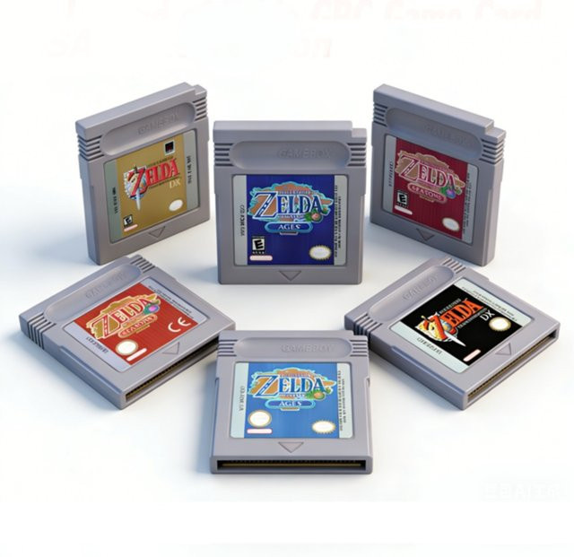 Zelda GBC-Karte 16-Bit Videospielmodul für Gameboy Adventure und Rollenspiel in der englischen Version von Bandai - Bild 1