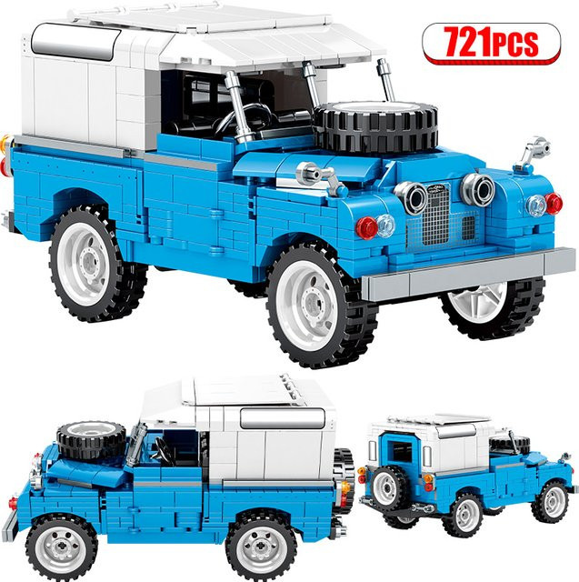 ZKZC Stadt Retro Mechanische Geländewagen, Baustein, 721 Stücke - Bild 1