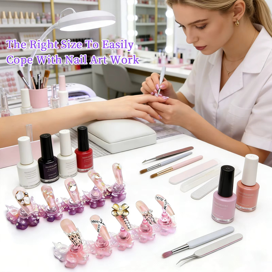 Misscheering Nagelständer, Pink Purple, Schimmernd, 5 Stück - Bild 3