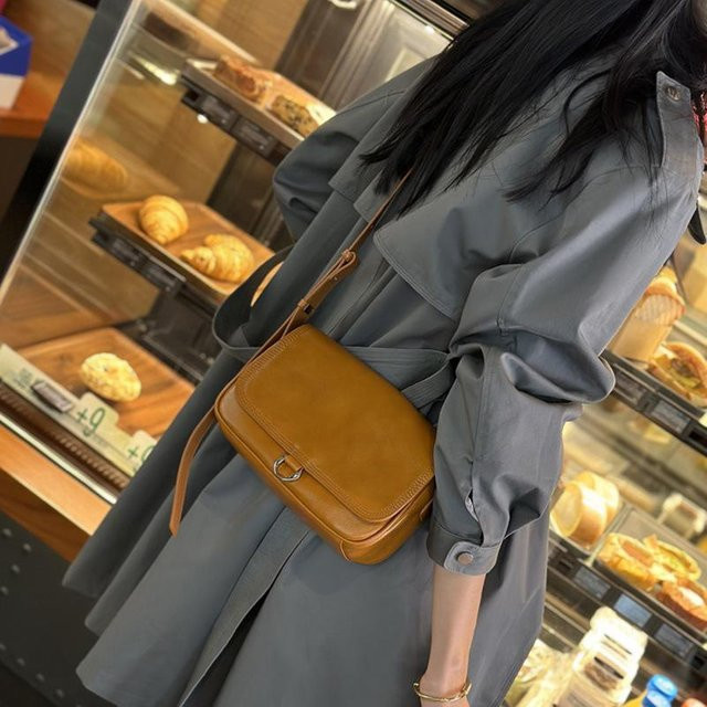 JMG Bags Umhängetasche Leder, Damen, black - Bild 1