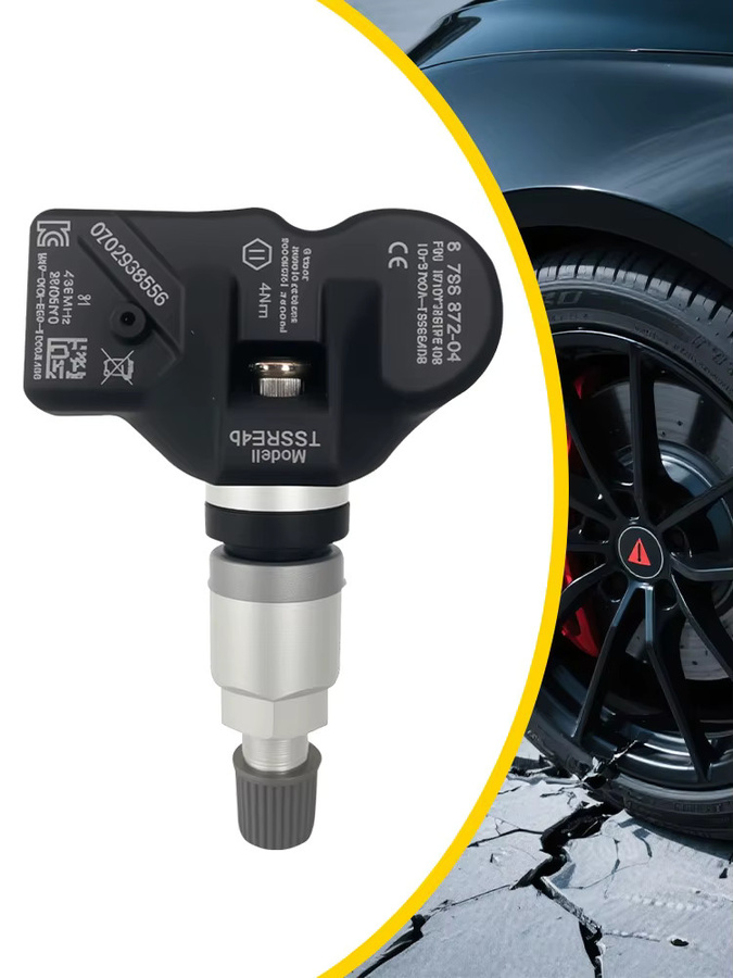 ANWAYTECH Reifendruckkontrollsystem in Schwarz passend für BMW F30 F31 F10 F11 F12 F13 F18 F01 F25 F26 Ersatz für 36106798872 36106874830 - Bild 6