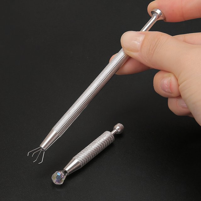 Piercing Ball Grabber Werkzeug, Perlen Pinzette, Celadon - Bild 1