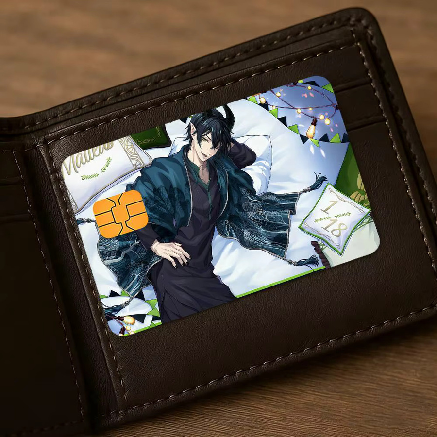 Wasserfester und kratzfester Anime W-Wonderland Kreditkarten Aufkleber in Multicolour - Bild 4