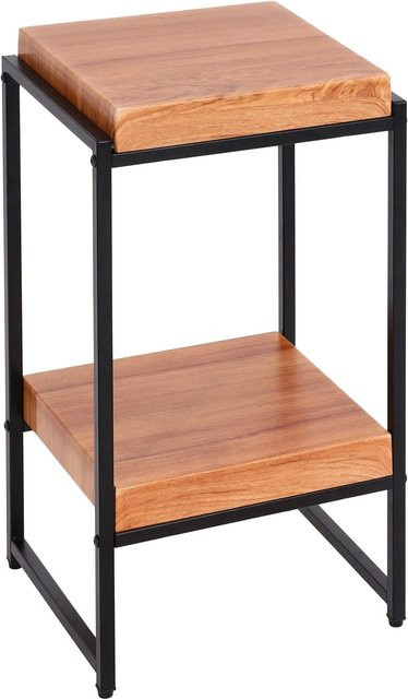 MCW Blumentisch K71 Beistelltisch und Pflanzregal aus MDF und Metall in Naturfarben Höhe: 61 cm - Bild 1