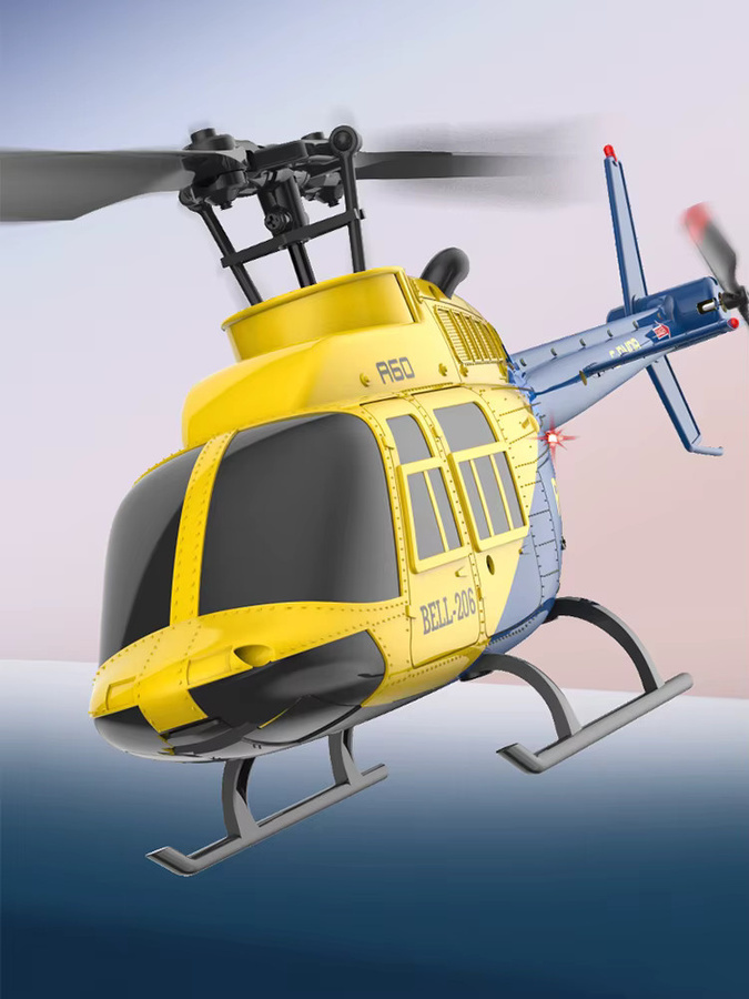 RC ERA A60 Mini Bell206 RC Hubschrauber, ferngesteuert, 2,4G, 6-Achsen Gyroskop, 4CH Höhe Halten - Bild 2