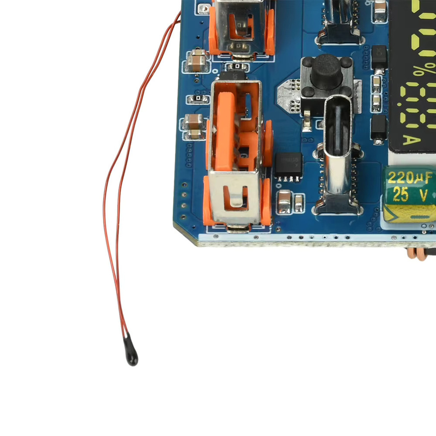 4S 100W PD Schnelllade-Aufwärts-/Abwärtsmodul, bidirektionale Lithiumbatterie-Schnelllade-Schutzplatine für mobile Powerbanks mit USB-C in Blau - Bild 5
