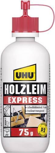 UHU Express Holzleim D2 lösemittelfrei mit starker Haftung, 75 g - Bild 1