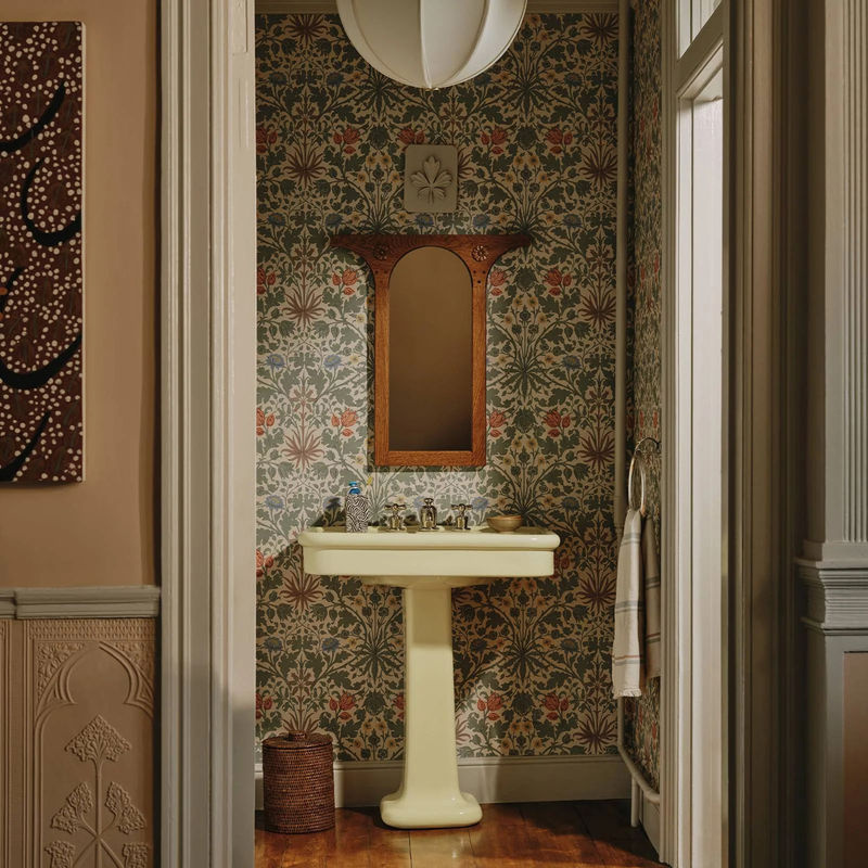 House of Hackney Tapete Hyacinth Novellus Phlox in Mehrfarbig mit floralem Art Nouveau Design - Bild 3