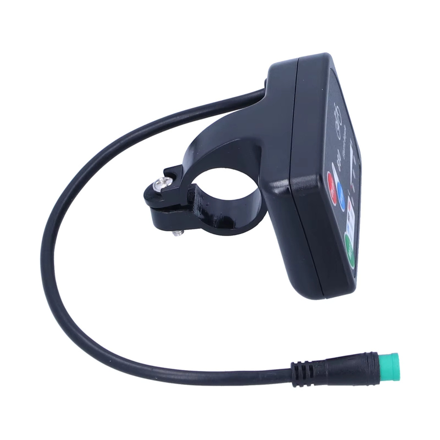 KT LED 880 E-Bike Display mit LED-Anzeige für 36 V und 48 V Elektrofahrräder in Schwarz - Bild 2