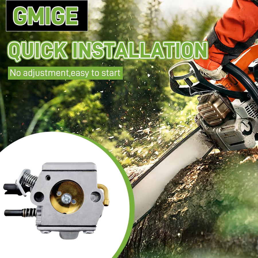 GMIGE Vergaser für Stihl 034 036 Maga C3A-S31A Tillotson 40-HE-20A Kettensägenmotor MS340 MS350 MS360 360Pro in Silber - Bild 3