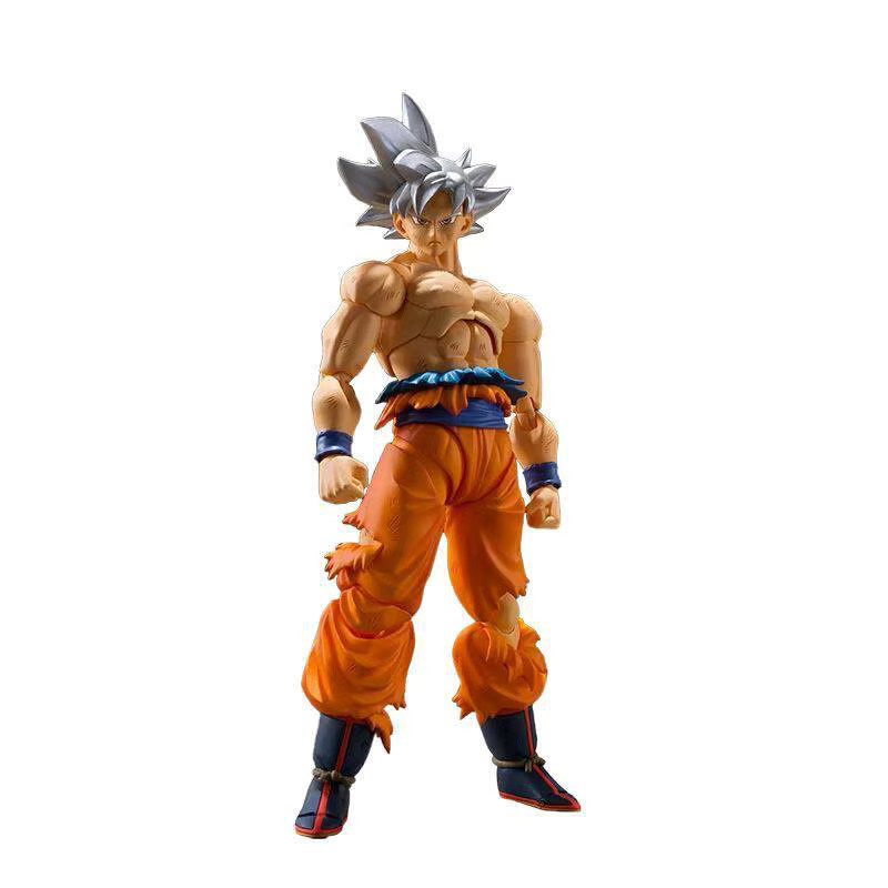 Bandai Dragon Ball Silberhaariger Son Goku Actionfiguren Set, mit Beweglichen Gelenken - Bild 4