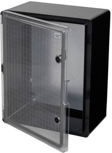 Boxexpert Installations-Gehäuse aus ABS Kunststoff in Schwarz, H x B x T: 24 x 40 x 50 cm - Bild 1