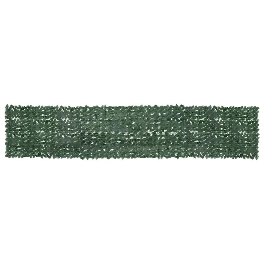vidaXL Balkon-Sichtschutz künstliche Hecke in Dunkelgrün, semi-transparent, Breite: 500 cm, Höhe: 100 cm - Bild 2