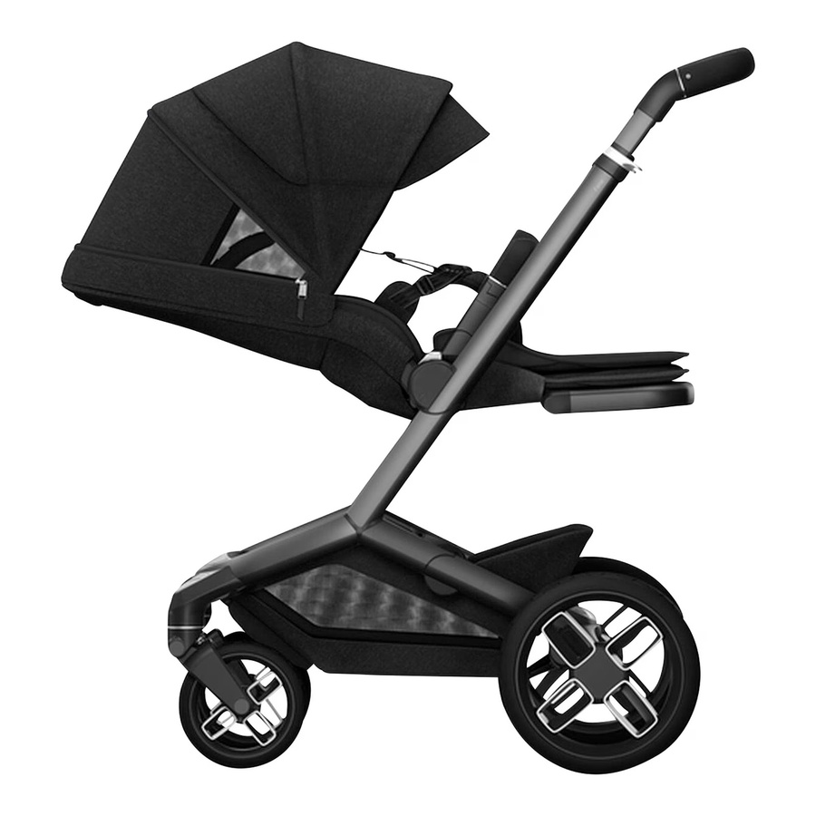 Maxi-Cosi Premium Kombikinderwagen Fame schwarz mit Sportsitz und Babywanne - Bild 2