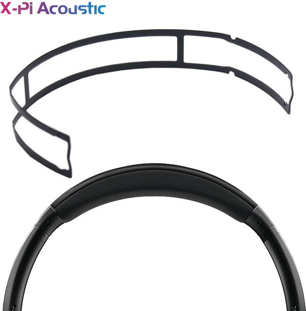 X-Pi Acoustic Federstahl Stirnband Bogen für Kopfhörer der Quiet Comfort Serie kompatibel mit QC35 und QC45 in Schwarz oder Silber - Bild 1
