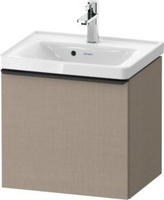 Duravit Waschtischunterschrank D-Neo in Schwarz/Beige, B/T/H: 48,4 x 37,2 x 44 cm - Bild 1