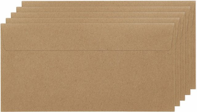 Rico Design Paper Poetry Renew Umschläge DIN Lang aus Kraftpapier - Bild 1