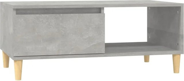 vidaXL Couchtisch Modell 13 in Betongrau aus Holzwerkstoff, B/T/H: 90 x 50 x 36,5 cm - Bild 1