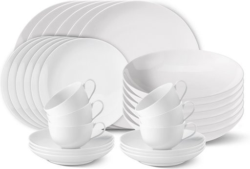 KPM Dinnerset Urbino in Weiß - Bild 1