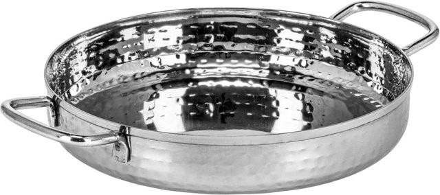 VEGA Mini Topf Lipuda aus Edelstahl in Silber, 6er Pack, Durchmesser: 15 cm, Höhe: 3,5 cm - Bild 1