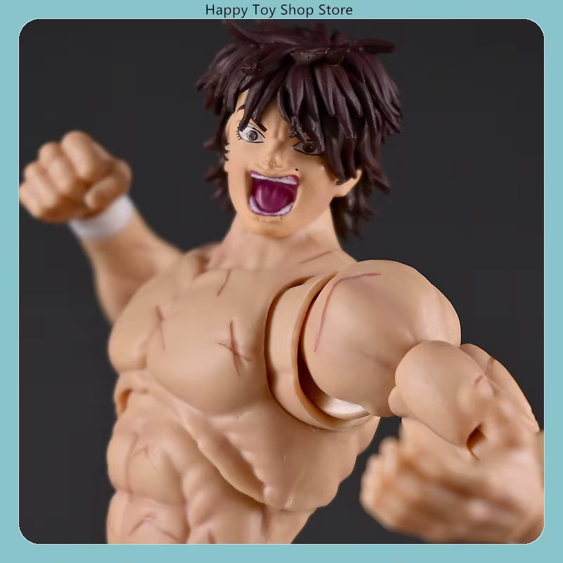 Bandai Baki Hanma Yujiro Hanma Action Figur, 17cm, mit Zubehör - Bild 2