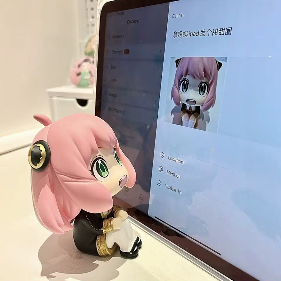 Bandai Spy Family Anya Cosplay Figur, 2d Doppelseitige Modell, 13 cm - Bild 2