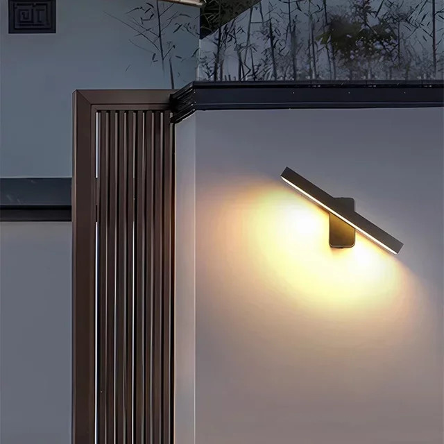 Wasserdichte LED Wandlampe aus Aluminium für Außenbereiche und Hauseingänge von lyfs - Bild 1