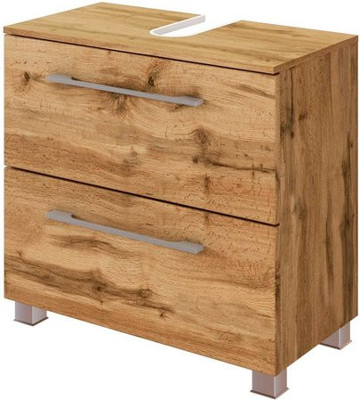 Waschbeckenunterschrank Livorno von HELD MÖBEL in Braun, B/H/T: 60 x 54 x 35 cm - Bild 1
