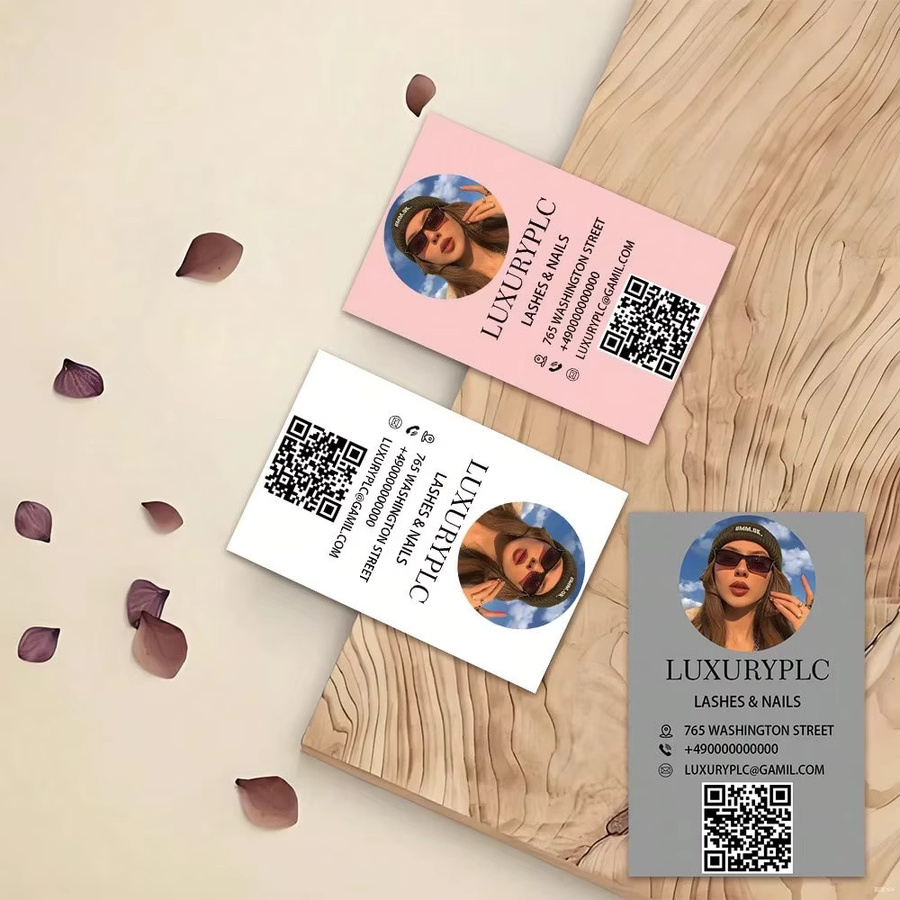 Personalisierte QR-Code-Geschäftskarten aus Papier für Büro und Schule - Bild 2