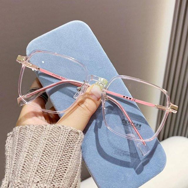CICI Global Glasses Lesebrille, square, Kunststoff, pink, transparent, Unisex - Bild 1