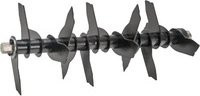 Wolf-Garten Ersatz-Messerwelle WBS3803 KPL in Schwarz, Länge: 38 cm - Bild 1