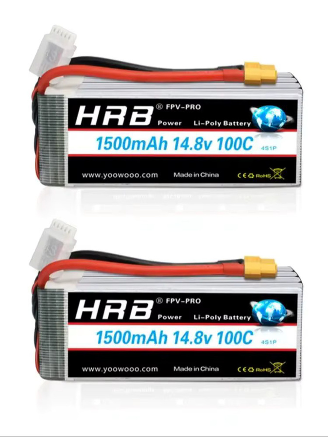 HRB Lipo Akku, Nachfüllpack, 1500mAh, XT60 - Bild 5