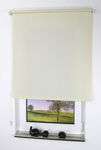 LIEDECO Seitenzug-Rollo aus Polyester in Beige, Breite: 82 cm, Höhe: 180 cm - Bild 1