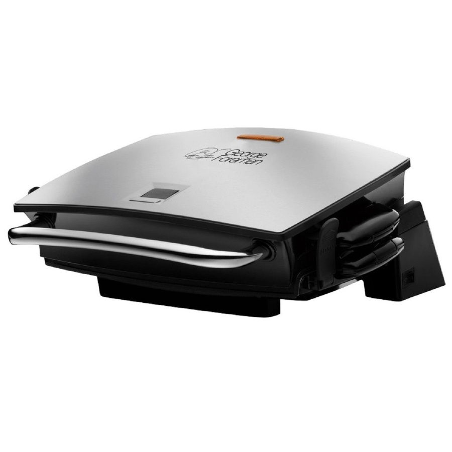 George Foreman Grill & Melt Fitnessgrill in Silber aus Edelstahl - Bild 1