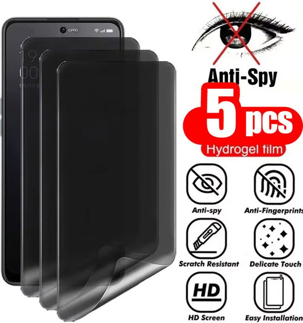 Caynes Anti-Spionage Hydrogel-Displayschutzfolie für iPhone 11, transparent - Bild 1