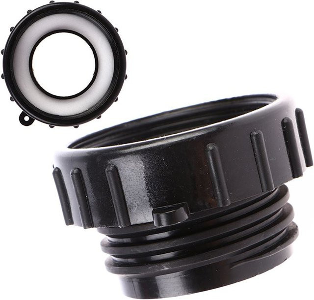VIBRATITE IBC Tank Adapter für Schutzventil 62mm Feingewinde auf 60mm Grobgewinde Anschluss für Gartenwasser - Bild 1