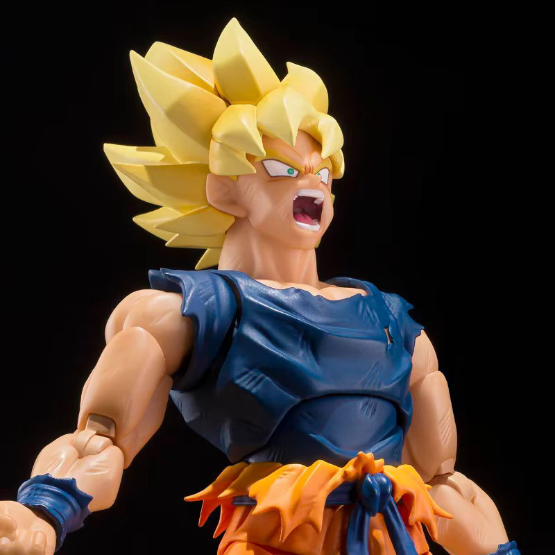Bandai Dragon Ball S.H.Figuarts Der Wütende Krieger Son Goku Super Saiyajin, Actionfigur - Bild 3