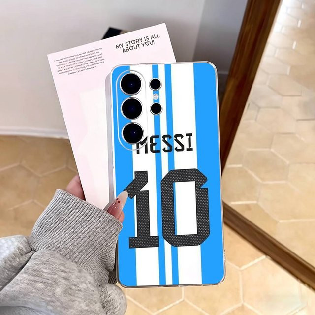 Lionel Messi Handyhülle für Samsung Galaxy S22 Ultra 5G, transparent - Bild 1